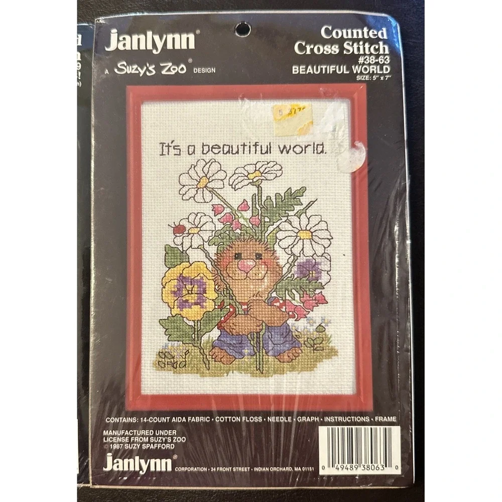Lot of 2 Janlynn Suzy's Zoo 5